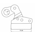 SS627-78 Acero de protección contra caídas con agarradera de cuerda de 7/8 &quot;